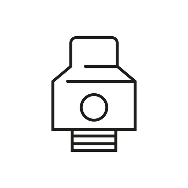Chasing Tank Atomizer Icon Editable Stroke — Wektor stockowy