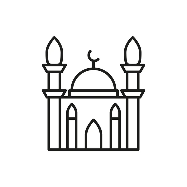 Medina Outline Vector Icon Editable Stroke — Image vectorielle