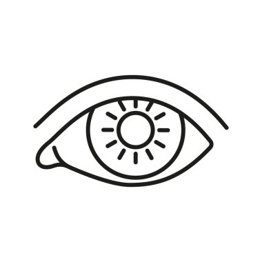 Göz simgesi - düzenlenebilir vuruş