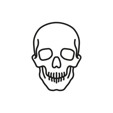 Kurukafa simgesi - düzenlenebilir vuruş