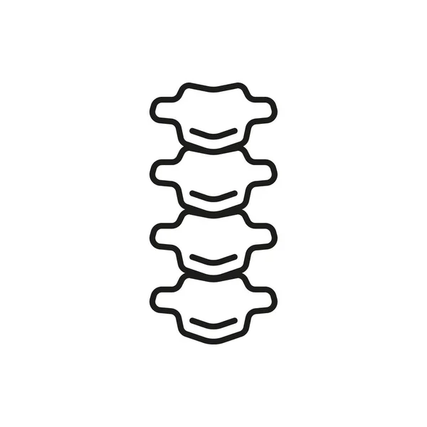 Spine Icon Editable Stroke — ストックベクタ