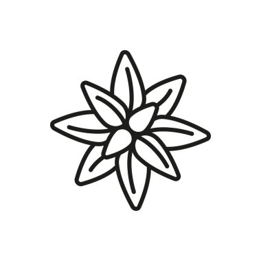 Çiçek aroma simgesi - düzenlenebilir vuruş