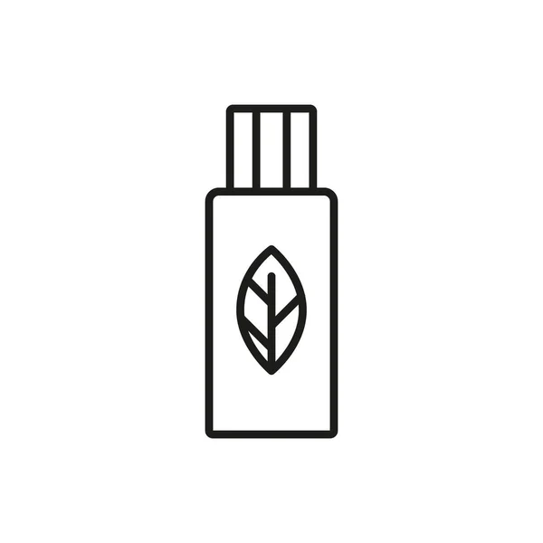 Aromatherapy Bottle Icon Editable Stroke — Stock Vector