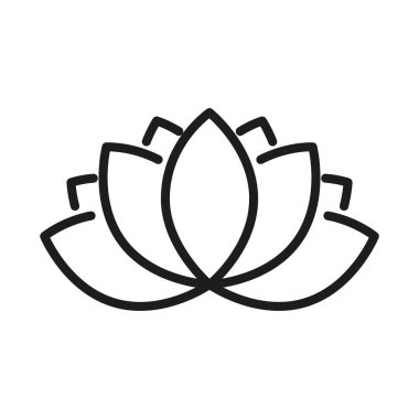  Lotus simgesi - düzenlenebilir vuruş