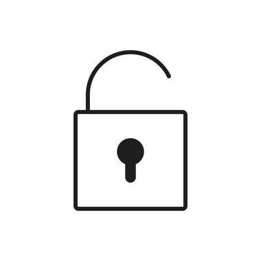 Kilit simgesini aç - düzenlenebilir vuruş