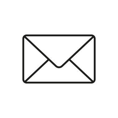 Zarf simgesi düzenlenebilir vuruşu