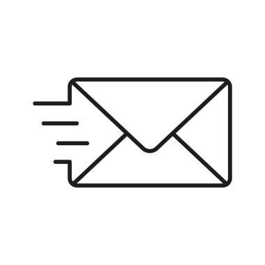 E- posta iletisi simgesi düzenlenebilir vuruşunu gönder