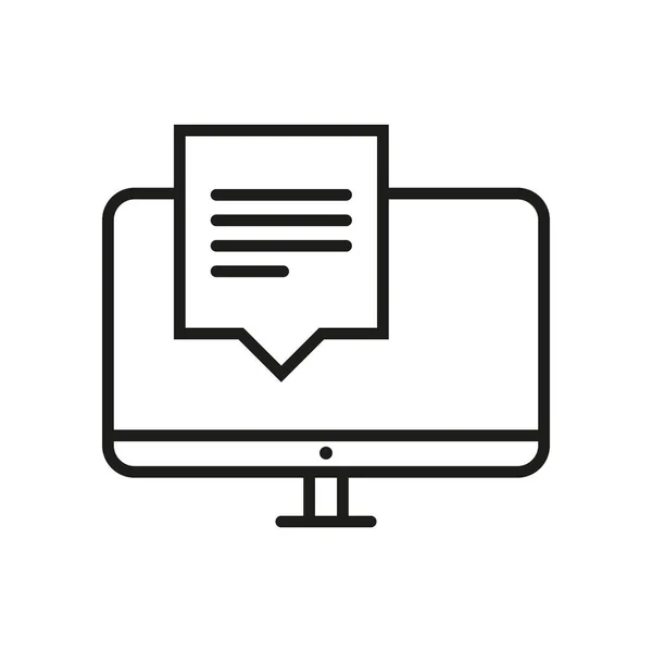 Information Mailbox Icon Editable Stroke — стоковый вектор