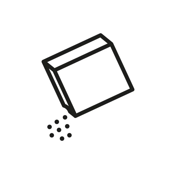 Box Powder Icon Editable Stroke — Image vectorielle