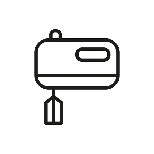 Electrical Hand Mixer Icon Editable Stroke — Image vectorielle