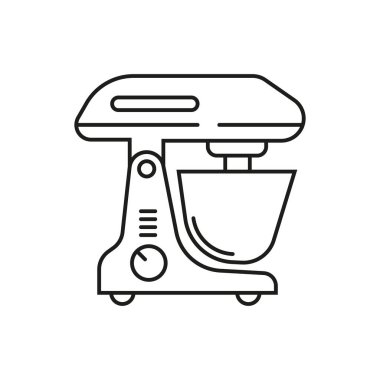 Kneader cooking machine icon - editable stroke