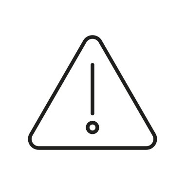 Exclamation mark icon - Editable stroke