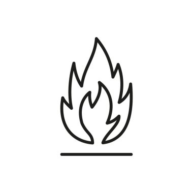 Fire icon - Editable stroke