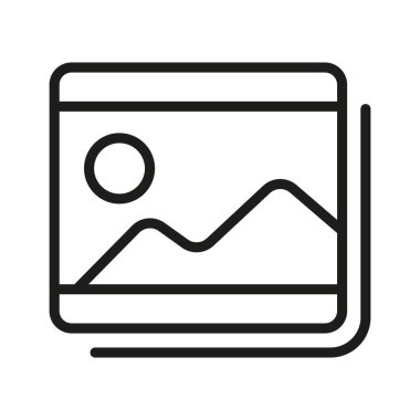 Gallery icon - Editable stroke