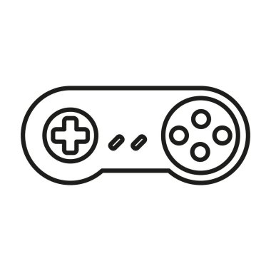 Game controler icon - Editable stroke