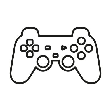 Joystick of video console icon - Editable stroke