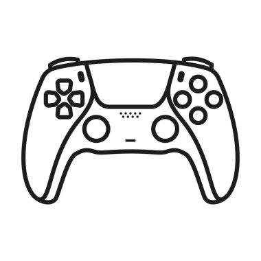 Interactive Kids Video Game icon - Editable stroke