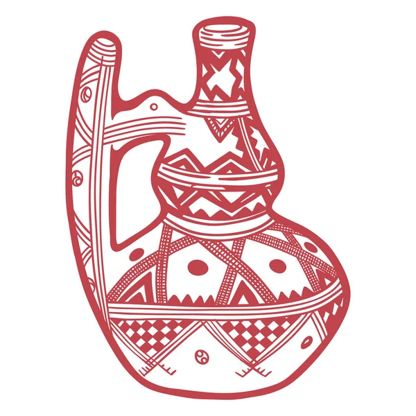 Παραδοσιακή Ιστορική Αλγερινή Κεραμική Berber — Διανυσματικό Αρχείο