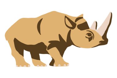 Afrika savanı gergedanları