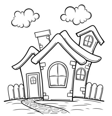 Peri Evi Çocuk Boyama Kitabı.