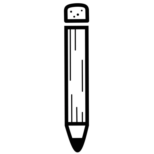 Outline Pencil Icon Simple — Image vectorielle