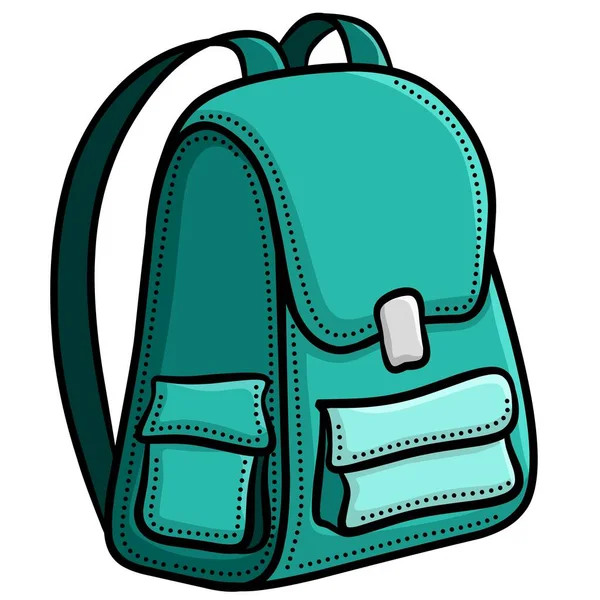 Illustration School Bag Back School — Stock Photo, Image