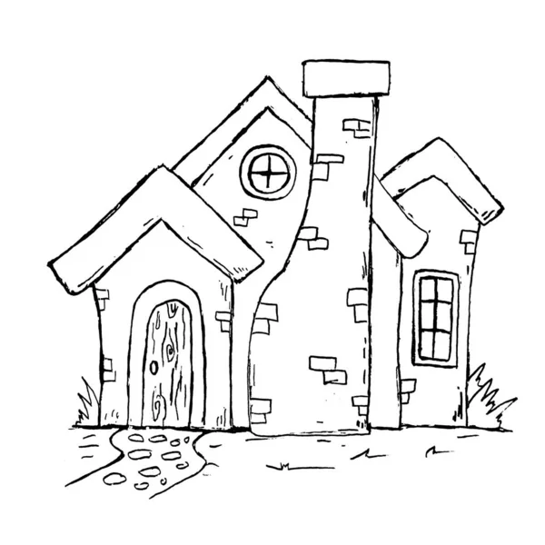 Haunted house  House drawing Dream house drawing Step by step drawing