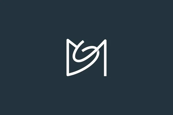 Carta Inicial Logo Logo Design Vector Template —  Vetores de Stock