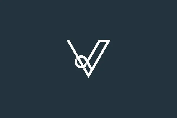 Initial Letter Minimal Logo Design Vector Template — Stockvektor