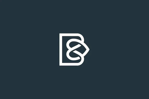 Initial Letter Heart Logo Design Vector Template —  Vetores de Stock