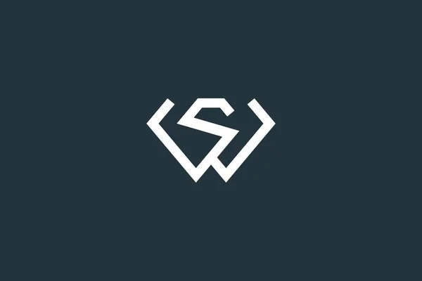 Oorspronkelijke Letter Logo Design Vector Template — Stockvector