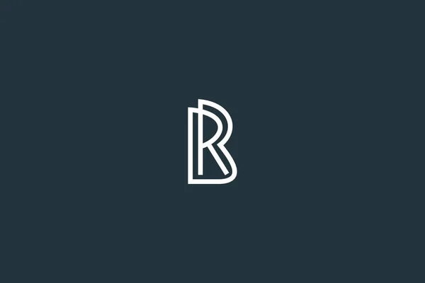 Letra Inicial Logo Design Vector Template — Vector de stock