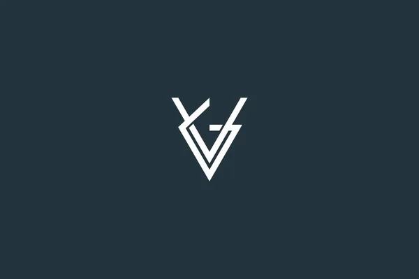 Harf Veya Logo Tasarım Vektörü Şablonu — Stok Vektör