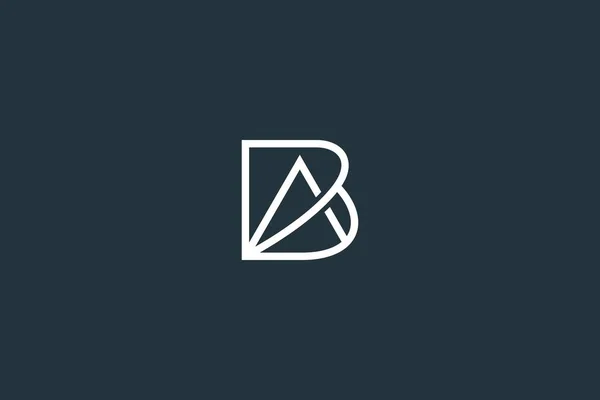 Minimal Letter Oder Logo Design Vector Template — Stockvektor