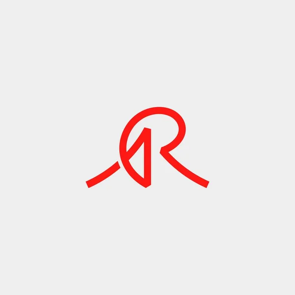 Initial Letter Logo Design Vector Template — Vettoriale Stock