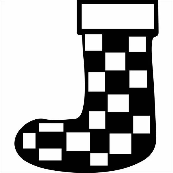 Vector Imagen Del Icono Zapatos Trabajo Color Blanco Negro Con — Archivo Imágenes Vectoriales