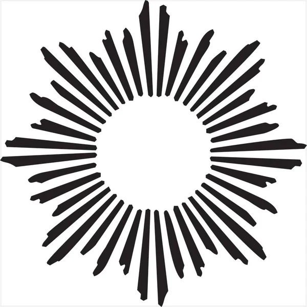 Вектор Зображення Значка Світла Чорно Білий Колір Прозорим Фоном — стоковий вектор