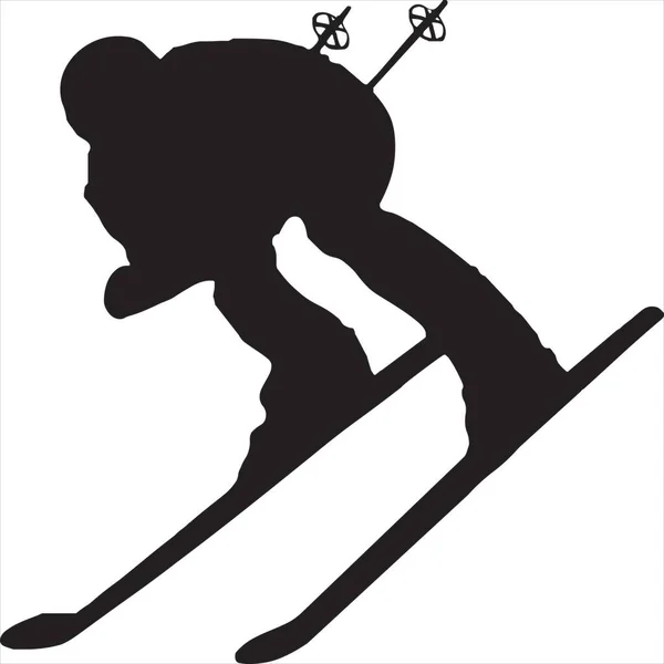 Vector Image Sky Water Sports Silhouette Black White Color Transparent — 图库矢量图片