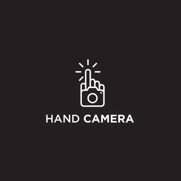 Логотип Иконка Руки Камеры — стоковый вектор