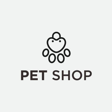 pet bag logo design vector illustration