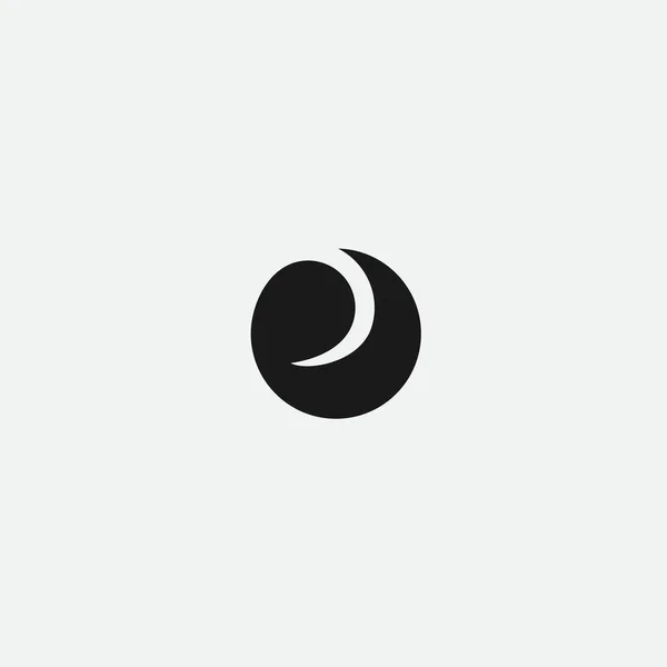 Letter Circle Logo Design Vector Illustration —  Vetores de Stock