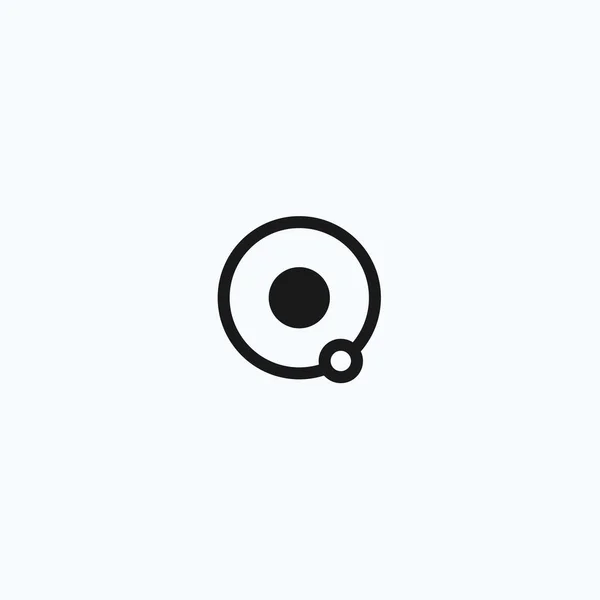 Target Orbit Logo Design Vector Illustration —  Vetores de Stock