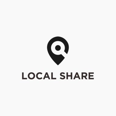 share local logo design vector illustration
