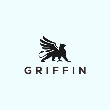griffin logo design vector illustration