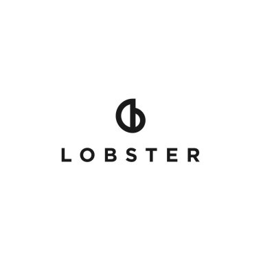 lobster logo design vector illustration