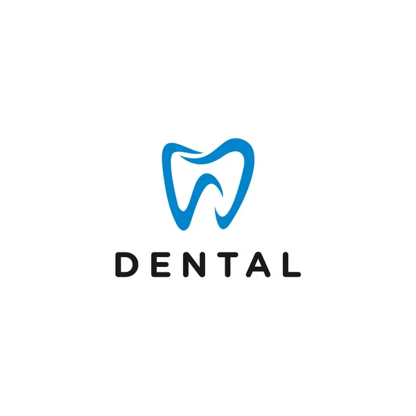 Dental Logo Design Vector Illustration — Stock Vector