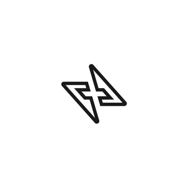 Electricity Logo Design Vector Illustration — ストックベクタ