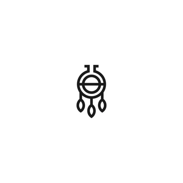 Ancient Lab Logo Design Vector Illustration — Vettoriale Stock
