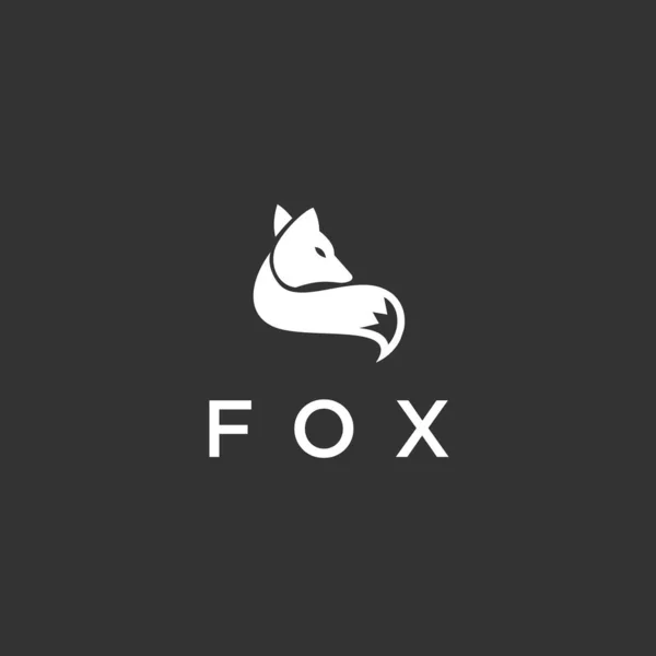 Fox Logo Design Vector Illustration Royalty Free Stock Vectors