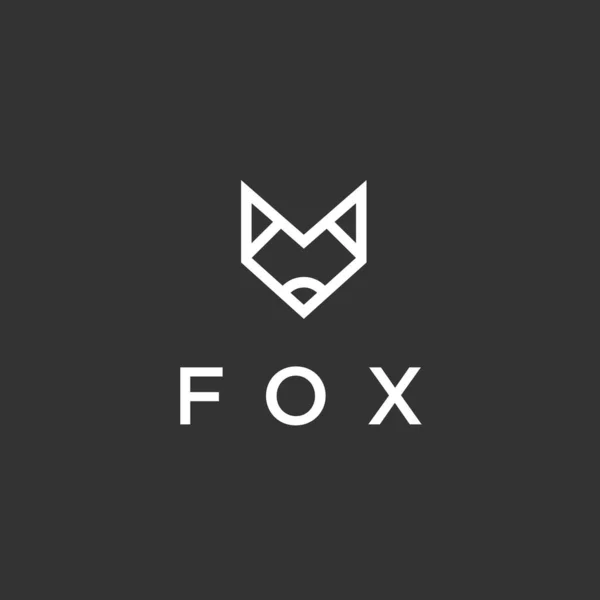 Fox Head Logo Design Vector Illustration Vector Graphics